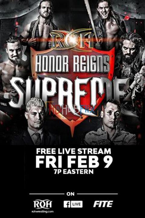 ROH Honor Reigns Supreme (2019) WEBRip h264 Full Show [950MB]