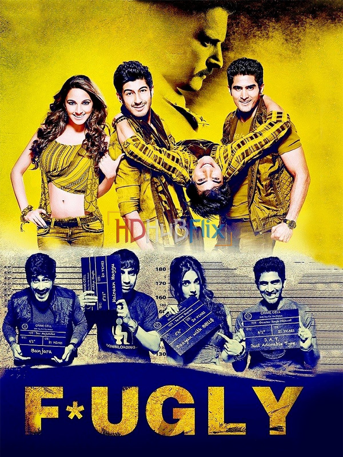 Fugly (2014) Hindi 480p HDRip x264 AAC ESubs Full Bollywood Movie [450MB]