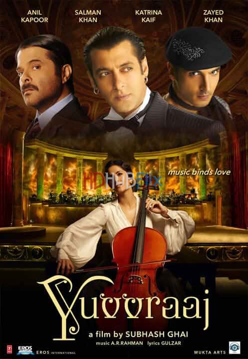 Yuvvraaj (2008) Hindi 480p HDRip x264 AAC ESubs Full Bollywood Movie [450MB]