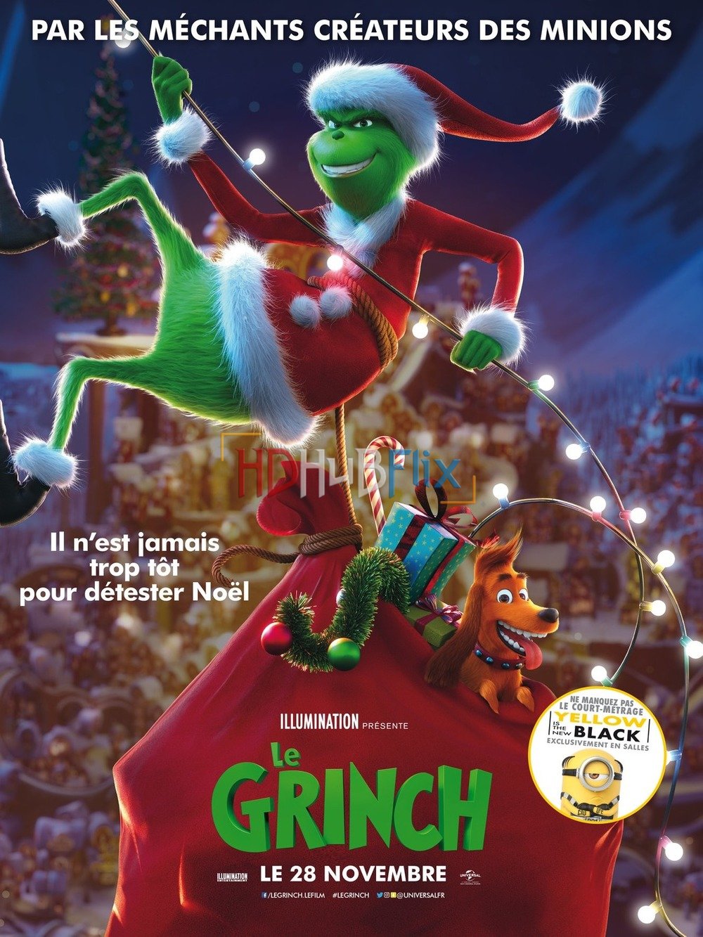 The Grinch (2018) English 720p HDRip x264 ESubs Full Hollywood Movie [800MB]